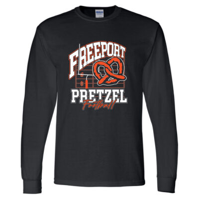 Freeport Pretzels Football 2026 Logo 1 - DryBlend® 50/50 Long Sleeve T-Shirt Thumbnail