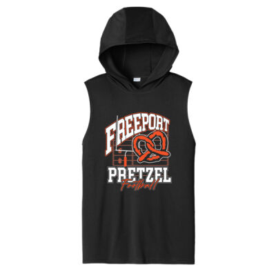 Freeport Pretzels Football 2026 Logo 1 - Competitor Sleeveless Hoodie Thumbnail