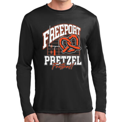 Freeport Pretzels Football 2026 Logo 1 - Long Sleeve PosiCharge ® Competitor Tee Thumbnail