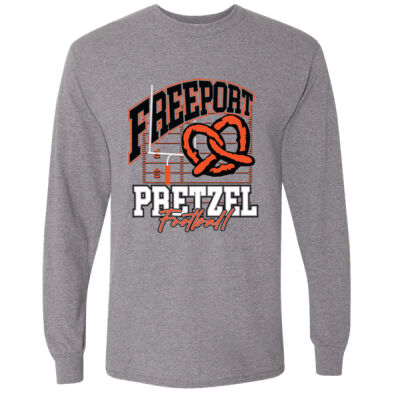 Freeport Pretzels Football 2026 Logo 1 - DryBlend® 50/50 Long Sleeve T-Shirt Thumbnail