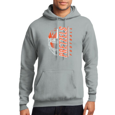 Freeport Pretzels Football 2026 Logo 2 - Core Fleece Pullover Hooded Sweatshirt Thumbnail