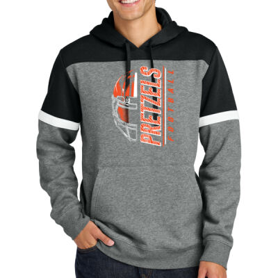 Freeport Pretzels Football 2026 Logo 2 - Drive Fleece Colorblock Hoodie Thumbnail