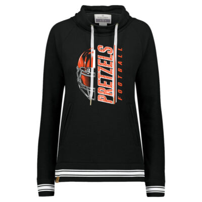 Freeport Pretzels Football 2026 Logo 2 - Women's All-American Fleece Funnel Neck Sweatshirt Thumbnail