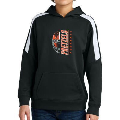 Freeport Pretzels Football 2026 Logo 2 - Youth Sport Wick ® Fleece United Pullover Hoodie Thumbnail