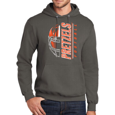 Freeport Pretzels Football 2026 Logo 2 - Tall Core Fleece Pullover Hooded Sweatshirt Thumbnail