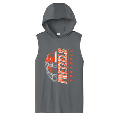 Freeport Pretzels Football 2026 Logo 2 - Competitor Sleeveless Hoodie Thumbnail