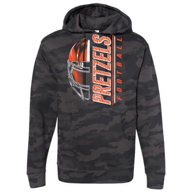 Freeport Pretzels Football 2026 Logo 2 - Unisex Midweight Hooded Sweatshirt Thumbnail