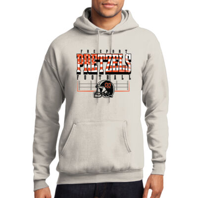 Freeport Pretzels Football 2026 Logo 3 - Core Fleece Pullover Hooded Sweatshirt Thumbnail