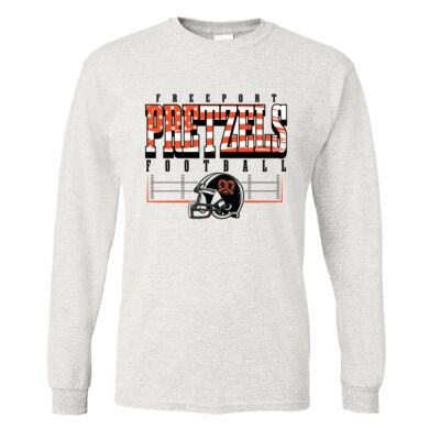 Freeport Pretzels Football 2026 Logo 3 - DryBlend® 50/50 Long Sleeve T-Shirt Thumbnail