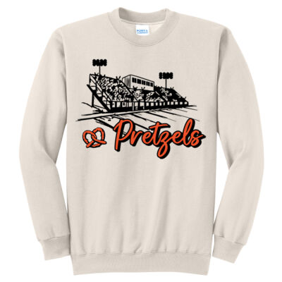Freeport Pretzels Football 2026 Logo 4 - Core Fleece Crewneck Sweatshirt Thumbnail