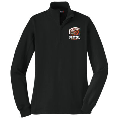 Freeport Pretzels Football 2026 Logo 1 - Women's 1/4 Zip Sweatshirt Thumbnail
