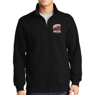 Freeport Pretzels Football 2026 Logo 1 - 1/4 Zip Sweatshirt Thumbnail