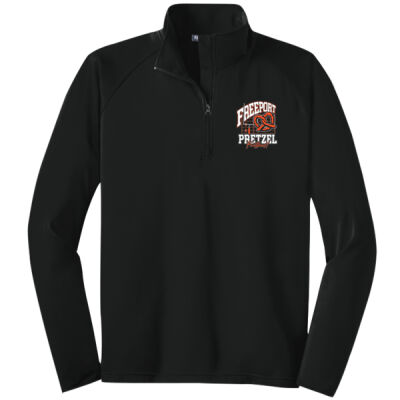 Freeport Pretzels Football 2026 Logo 1 - Tall Sport Wick ® Stretch 1/4 Zip Pullover Thumbnail