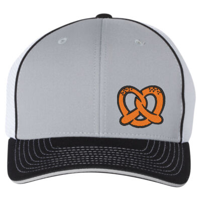 Freeport Pretzels Football 2026 Embroidered Logo - Pulse Sportmesh R-Flex Cap Thumbnail