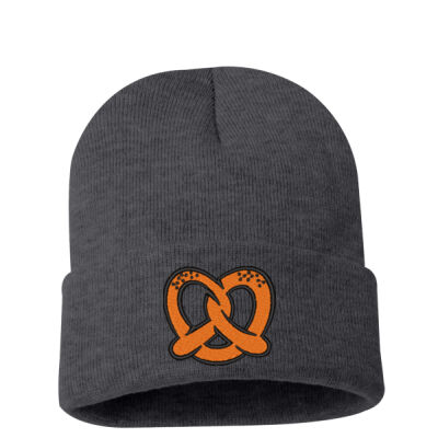 Freeport Pretzels Football 2026 Embroidered Logo - 12" Solid Cuffed Beanie Thumbnail